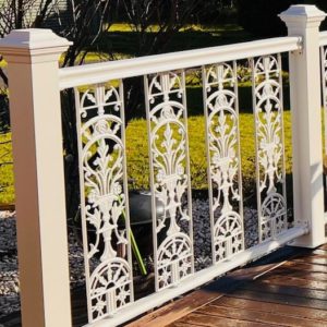 Strathaven Balustrade Panel - easy to install non rust aluminium
